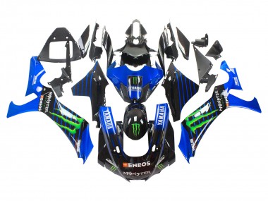 Carenados Moto Yamaha YZF 1000 R1 2020-2025 - Azul Negro Verde Negro ENEOS Monstruo Asequibles