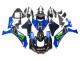 Carenados Moto Yamaha YZF 1000 R1 2020-2025 - Azul Negro Verde Negro ENEOS Monstruo Asequibles