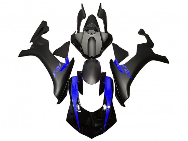 Carenado Moto Yamaha YZF 1000 R1 2020-2025 - Azul Negro Mate Asequibles