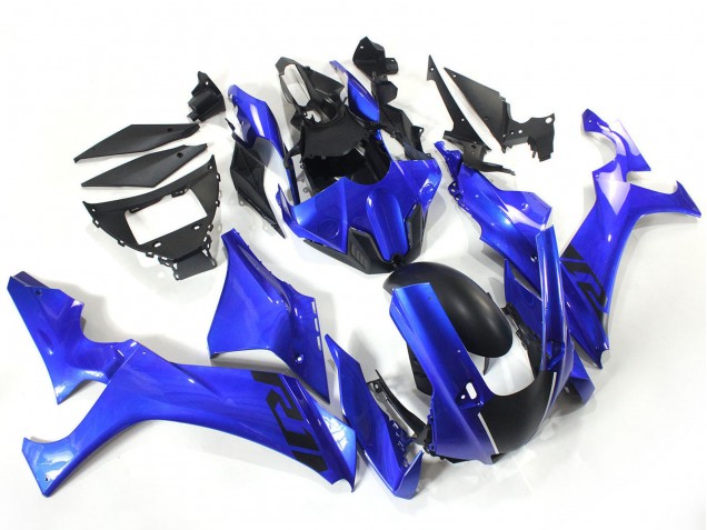 Carenados Moto Yamaha YZF 1000 R1 2020-2025 - Azul Negro Mate Asequibles
