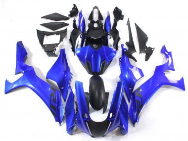 Carenados Moto Yamaha YZF 1000 R1 2020-2025 - Azul Negro Mate Asequibles