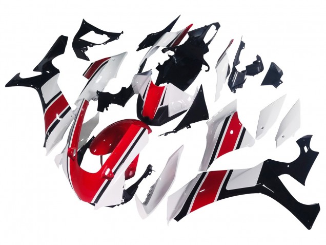 Carenado Moto Yamaha YZF 1000 R1 2020-2025 - Blanco Rojo Negro Brillante Asequibles
