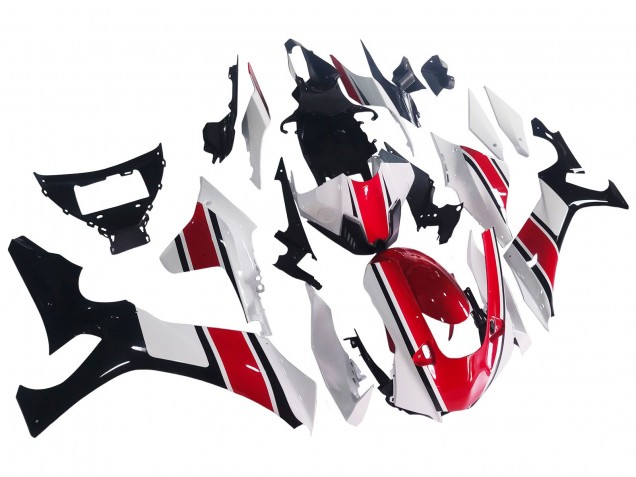 Carenado Moto Yamaha YZF 1000 R1 2020-2025 - Blanco Rojo Negro Brillante Asequibles
