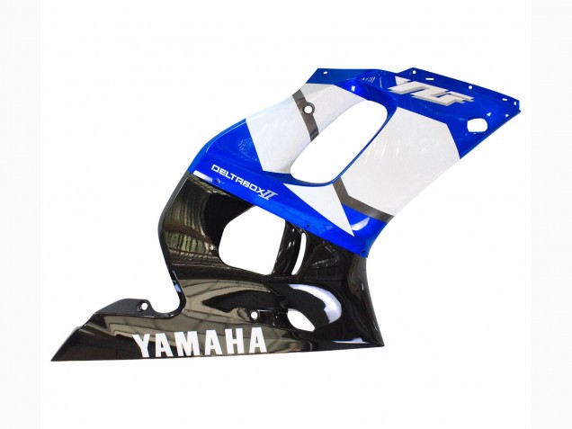 Carenados Moto Yamaha YZF 600 R6 1998-2002 - Blanco Azul Negro Brillante Asequibles