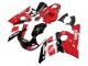 Carenado Moto Yamaha YZF 600 R6 1998-2002 - Rojo Blanco Negro Brillante Asequibles