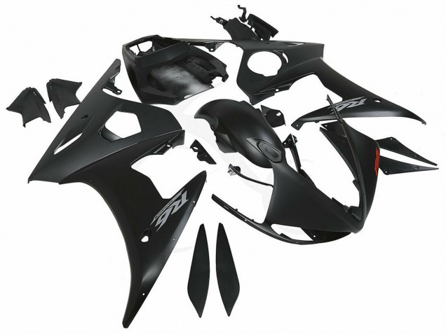 Carenados Moto Yamaha YZF R6S 2006-2009 - Negro Mate Asequibles