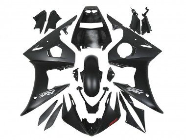 Carenados Moto Yamaha YZF R6S 2006-2009 - Negro Mate Asequibles