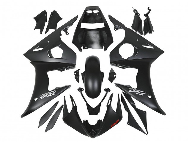 Carenados Moto Yamaha YZF R6S 2006-2009 - Negro Mate Asequibles