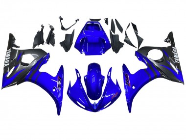 Carenados Moto Yamaha YZF R6S 2006-2009 - Azul Negro Asequibles
