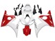 Carenados Moto Yamaha YZF R6S 2006-2009 - Blanco Rojo Asequibles