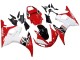 Carenado Moto Yamaha YZF R6 2003-2004 - Blanco Rojo Negro Brillante Asequibles