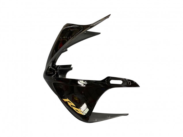 Carenados Moto Yamaha YZF R6S 2006-2009 - Negro Brillante Negro Mate Oro Calcomanías Asequibles