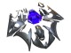 Carenados Moto Yamaha YZF R6S 2006-2009 - Azul Negro Mate Asequibles