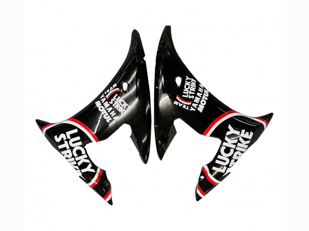 Carenados Moto Yamaha YZF R6S 2006-2009 - Negro Brillante Rojo Blanco Lucky Strike Motul Asequibles