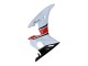Carenados Moto Yamaha YZF R6S 2006-2009 - Blanco Rojo Negro Brillante Asequibles