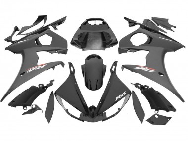 Carenados Moto Yamaha YZF R6S 2006-2009 - Negro Brillante Negro Mate Asequibles