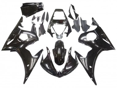 Carenados Moto Yamaha YZF R6S 2006-2009 - Negro Brillante Asequibles
