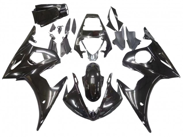 Carenados Moto Yamaha YZF R6S 2006-2009 - Negro Brillante Asequibles