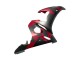 Carenados Moto Yamaha YZF 600 R6 2005 - Negro Mate Rojo Geométrico Asequibles