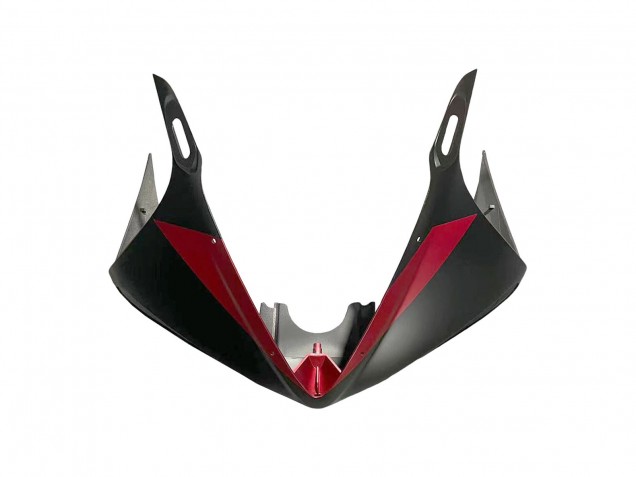 Carenados Moto Yamaha YZF 600 R6 2005 - Negro Mate Rojo Geométrico Asequibles