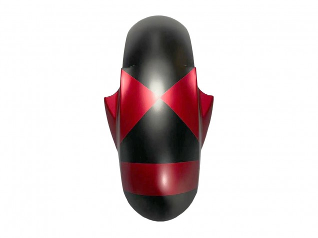 Carenados Moto Yamaha YZF 600 R6 2005 - Negro Mate Rojo Geométrico Asequibles