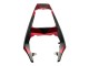 Carenados Moto Yamaha YZF 600 R6 2005 - Negro Mate Rojo Geométrico Asequibles