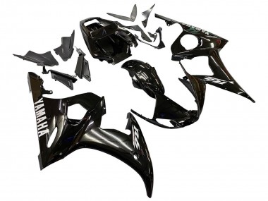 Carenados Moto Yamaha YZF 600 R6 2005 - Negro Brillante Asequibles