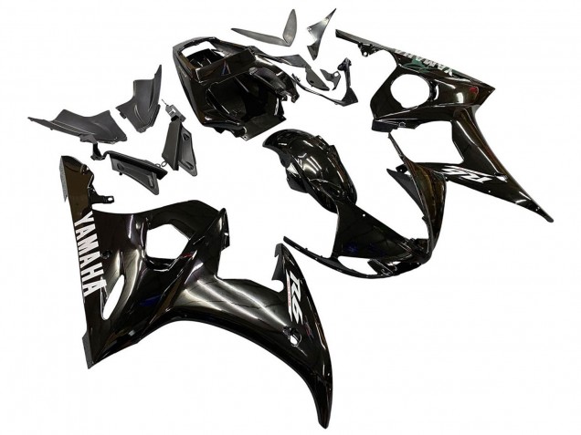 Carenados Moto Yamaha YZF 600 R6 2005 - Negro Brillante Asequibles