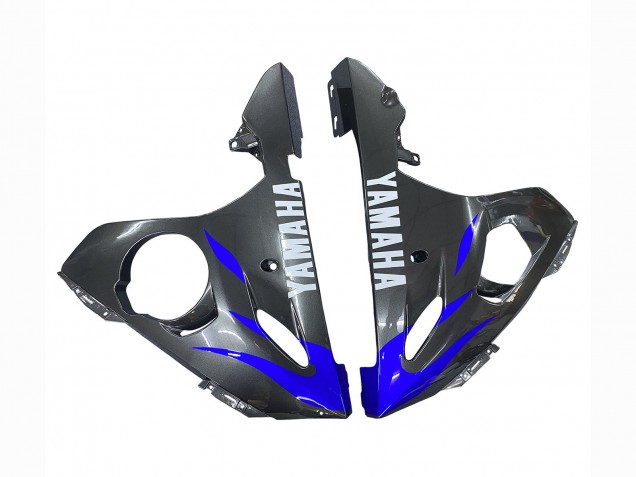 Carenados Moto Yamaha YZF 600 R6 2005 - Azul Brillante Negro Asequibles