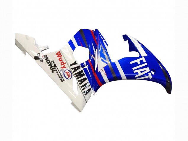 Carenados Moto Yamaha YZF 600 R6 2005 - Azul Blanco Rojo Motul Michelin Fiat Asequibles