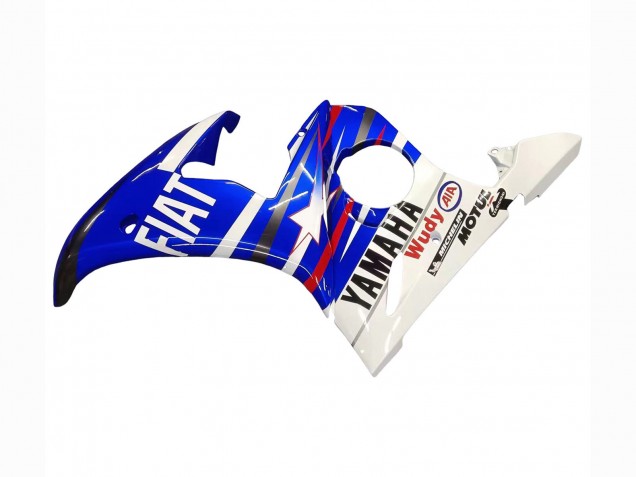 Carenados Moto Yamaha YZF 600 R6 2005 - Azul Blanco Rojo Motul Michelin Fiat Asequibles