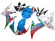 Carenados Moto Yamaha YZF 600 R6 2005 - Azul Claro Blanco Verde Rojo Kastinee Dunlop Motul Asequibles