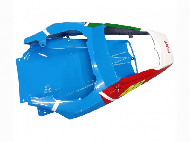 Carenados Moto Yamaha YZF 600 R6 2005 - Azul Claro Blanco Verde Rojo Kastinee Dunlop Motul Asequibles