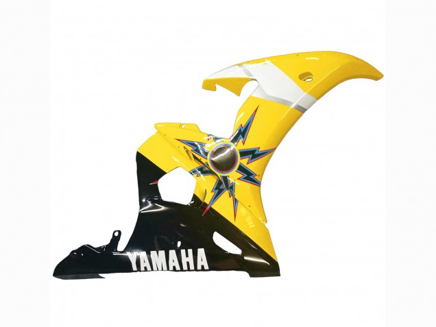 Carenados Moto Yamaha YZF 600 R6 2005 - Negro Amarillo Rojo 46 Asequibles