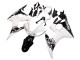 Carenados Moto Yamaha YZF 600 R6 2005 - Blanco Negro Asequibles