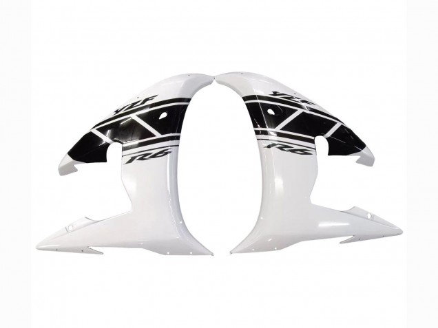 Carenados Moto Yamaha YZF 600 R6 2005 - Blanco Negro Asequibles