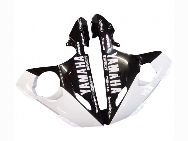 Carenados Moto Yamaha YZF 600 R6 2005 - Blanco Negro Asequibles