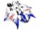 Carenados Moto Yamaha YZF 600 R6 2005 - Blanco Azul Dunlop Fiat Motul Asequibles