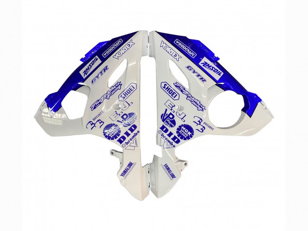 Carenados Moto Yamaha YZF 600 R6 2005 - Blanco Azul Yamalube Asequibles