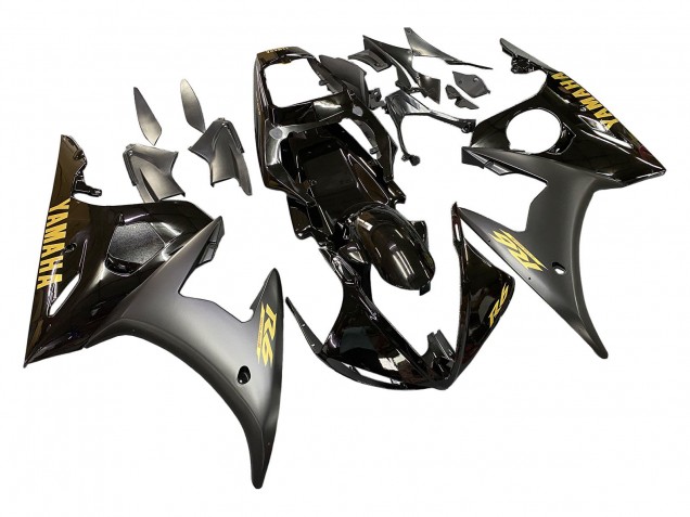 Carenado Moto Yamaha YZF 600 R6 2005 - Negro Oro Asequibles