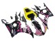 Carenados Moto Yamaha YZF 600 R6 2005 - Negro Rosa Amarillo Repsol 46 Asequibles