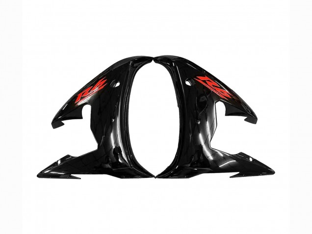 Carenados Moto Yamaha YZF 600 R6 2005 - Negro Rojo Asequibles