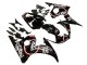 Carenados Moto Yamaha YZF 600 R6 2005 - Negro Brillante Blanco Lucky Strike Motul Asequibles