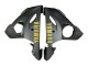 Carenados Moto Yamaha YZF 600 R6 2005 - Gris Negro Mate Oro Asequibles