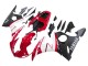 Carenados Moto Yamaha YZF 600 R6 2005 - Rojo Blanco Negro Mate Asequibles