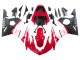 Carenados Moto Yamaha YZF 600 R6 2005 - Rojo Blanco Negro Mate Asequibles