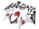 Carenados Moto Yamaha YZF 600 R6 2005 - Blanco Negro Rojo Motul Asequibles