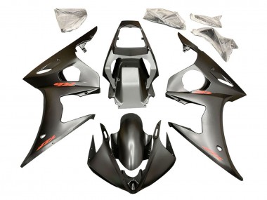Carenados Moto Yamaha YZF 600 R6 2005 - Negro Mate Rojo Asequibles
