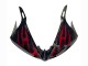 Carenados Moto Yamaha YZF 600 R6 2005 - Negro Rojo Llama Asequibles