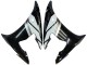 Carenados Moto Yamaha YZF 600 R6 2005 - Rojo Blanco Negro Brillante Asequibles